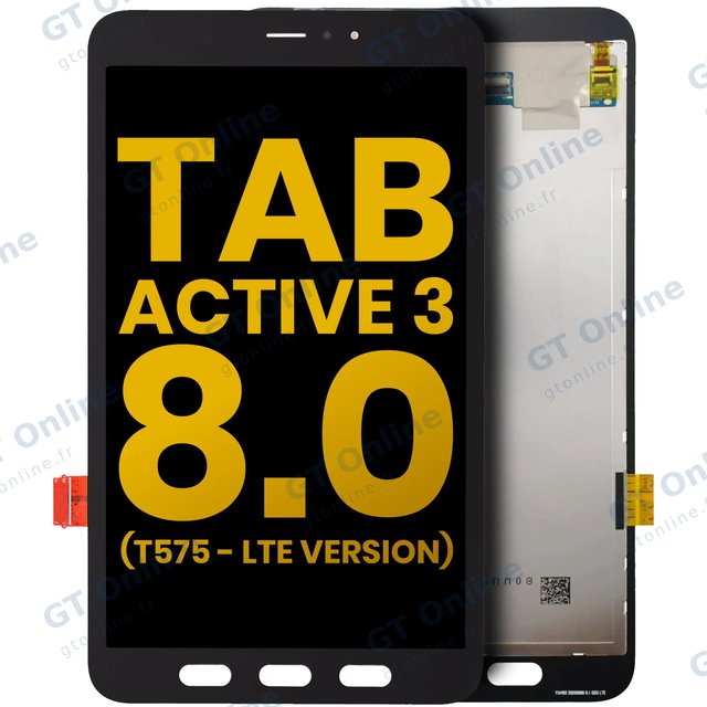 Écran pour Samsung Galaxy Tab Active 3 8.0" (T575 / T577) (LTE Version, reconditionné, toutes couleurs)