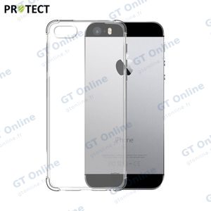 Coque Silicone Renforcée PROTECT pour Apple iPhone SE (1er Gen) Transparent