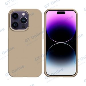 Coque Silicone Compatible pour Apple iPhone 14 Pro (#19) Rose Gold