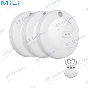 Traceur GPS MILI MiTag iOS avec Étui (x3) Blanc
