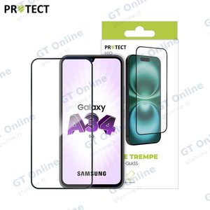 Verre Trempé HD PROTECT pour Samsung Galaxy A34 5G A346 Transparent — vue 3
