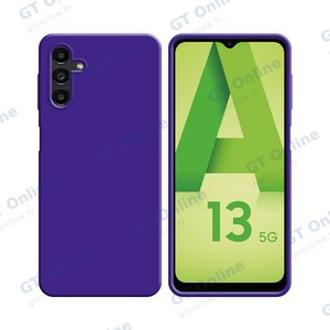 Coque Silicone Compatible pour Samsung Galaxy A13 5G A136/Galaxy A04s A047F (#7) Mauve