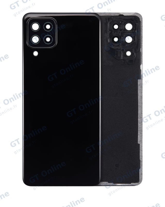 Vitre arrière pour Samsung Galaxy A22 4G (A225 / 2021) (compatible premium, noir)