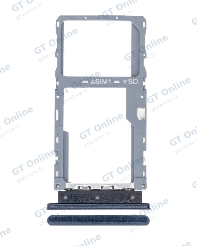 Tiroir SIM pour Alcatel 3V (5032 / 2019) (noir Elegant)