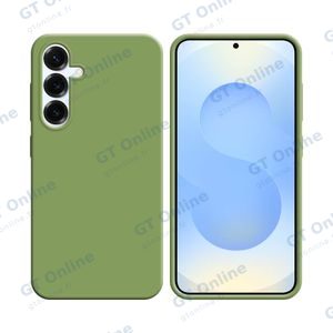 Coque Silicone Compatible pour Samsung Galaxy S25 S931 (#19) Vert
