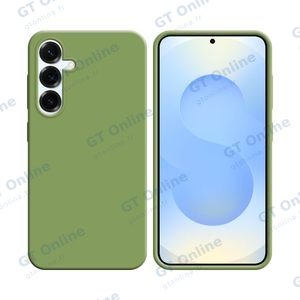 Coque Silicone Compatible pour Samsung Galaxy S25 S931 (#19) Vert