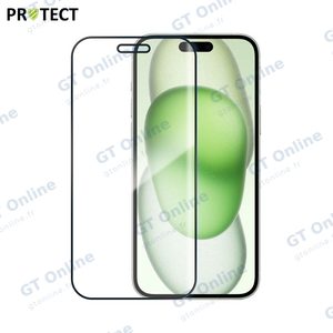 Verre Trempé Intégral PROTECT pour Apple iPhone 15 Noir