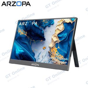 Moniteur Portable ARZOPA A1T 15.6" Slim Écran Tactile FHD (1920x1080) LCD IPS 60Hz - Noir