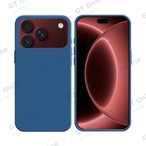 Coque Silicone Compatible pour Apple iPhone 17 Pro Max/iPhone 18 Pro Max #20 Bleu Marine