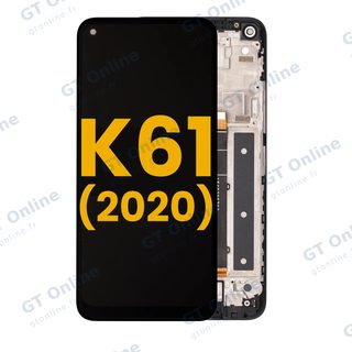 Écran pour LG K61 (2020) (reconditionné, noir)