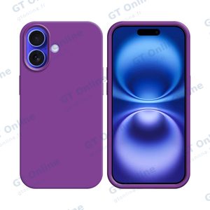 Coque Silicone Compatible pour Apple iPhone 16 Plus (#39) Mauve