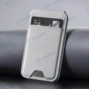Porte-Cartes MagSafe ESR Vegan Leather Wallet Stand (HaloLock) Gris — vue 3