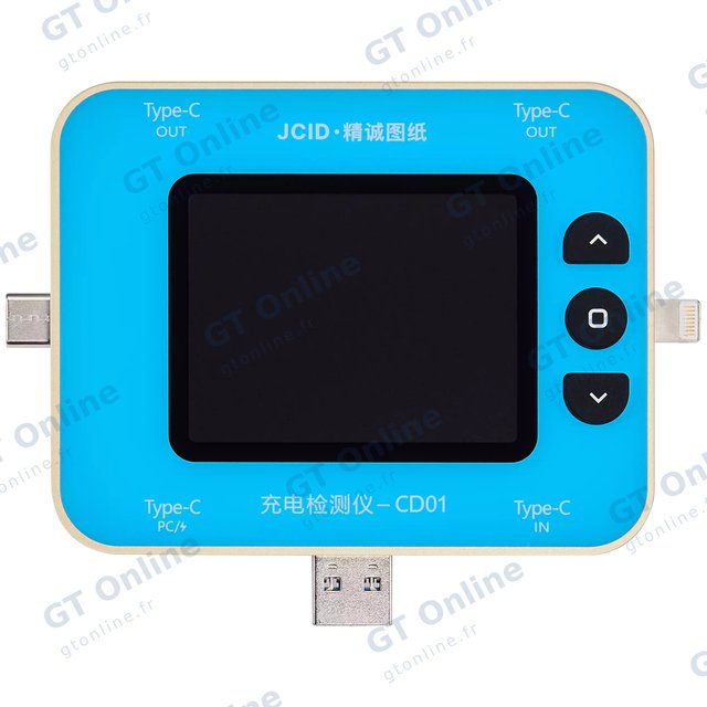 Détecteur de charge USB-C / Lightning JCID CD01 (avec abonnement schémas 1 mois)