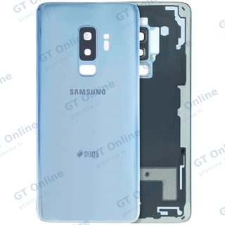 Vitre arrière pour Samsung Galaxy S9 Plus (pack service origine, bleu glacier)