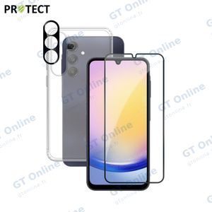 Pack de Protection Coque + Protection Lentille + Verre Trempé PROTECT pour Samsung Galaxy A25 5G A256