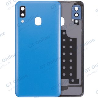 Vitre arrière pour Samsung Galaxy A40 (A405 / 2019) (compatible premium, bleu)