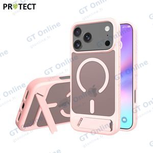 Coque de Protection MagSafe avec Support IF014 PROTECT pour Apple iPhone 17 Pro Max Rose