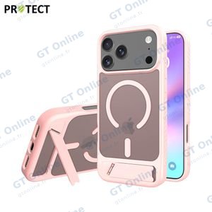 Coque de Protection MagSafe avec Support IF014 PROTECT pour Apple iPhone 17 Pro Max Rose