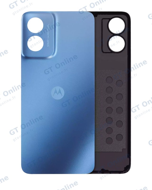 Vitre arrière pour Motorola Moto G Play (XT2413 / 2024) (origine, Coronet Blue)