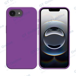 Coque Silicone Compatible pour Apple iPhone 16e (#39) Mauve
