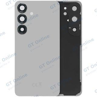 Vitre arrière pour Samsung Galaxy S25 5G (pack service origine, argent Shadow)