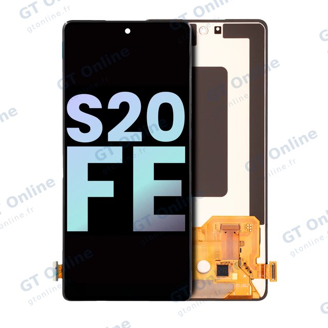 Écran OLED sans châssis pour Samsung Galaxy S20 FE 4G / 5G (pack service origine, toutes couleurs)