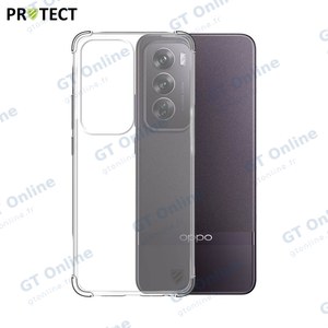 Coque Silicone Renforcée PROTECT pour OPPO Reno 12 Pro 5G Transparent
