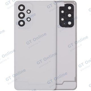 Vitre arrière pour Samsung Galaxy A33 5G (A336 / 2022) (sans logo, compatible premium, blanc)