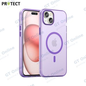 Coque de Protection MF-006 MagSafe PROTECT pour Apple iPhone 15 Plus Violet Foncé