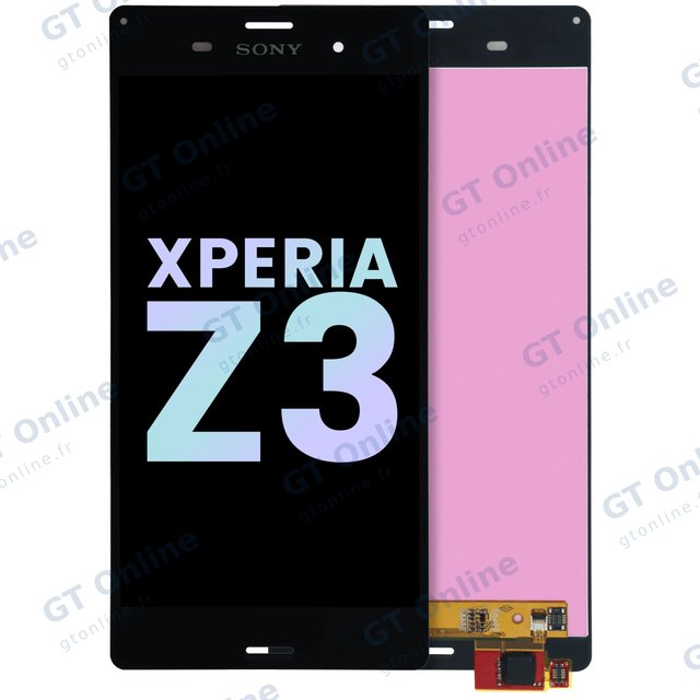 Écran LCD sans châssis pour Xiaomi Sony Xperia Z3 (origine, noir)