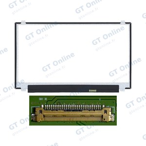 Dalle Ordinateur Portable 15.6" Slim FHD (1920x1080) LCD 60Hz, eDP 30pin Droite 19mm, Fixation Haut Bas ~359mm