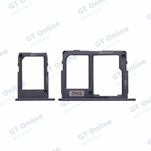 Tiroir Sim Premium Samsung Galaxy J7 2017 J730 Noir
