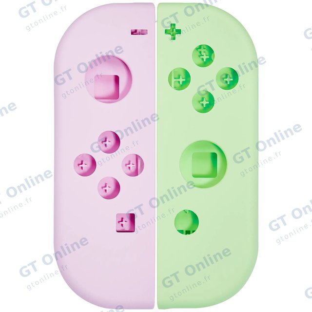 Coque de remplacement pour manette Joy-Con Nintendo Switch (violet / vert)