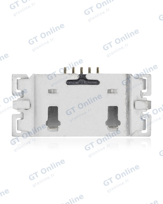 Connecteur de charge à souder — format Micro B, 5 broches, 4 points de fixation (C248)