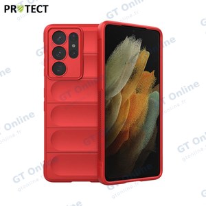 Coque de Protection IX008 PROTECT pour Samsung Galaxy S21 Ultra 5G G998 Rouge
