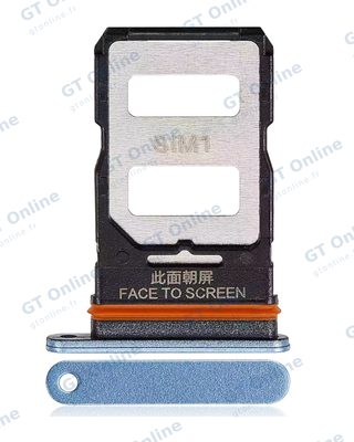 Tiroir SIM pour Xiaomi Redmi Note 12 Pro Speed / Poco X5 Pro 5G (bleu)
