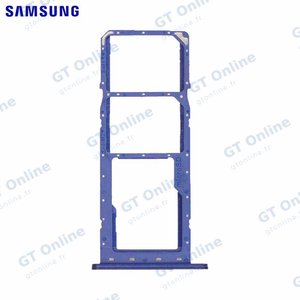 Tiroir SIM Original Samsung Galaxy A03s A037 GH81-21255A Bleu