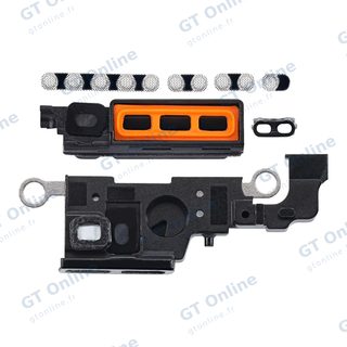 Grille de haut-parleur / micro pour Apple iPhone 14 Plus (lumière stellaire, lot de 10)