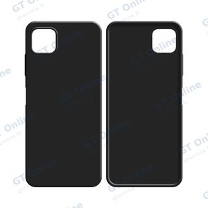 Coque Silicone Compatible pour Samsung Galaxy A12 A125/Galaxy M12 M127 (#3) Noir — vue 2