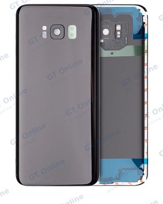 Vitre arrière pour Samsung Galaxy S8 Plus (pack service origine, noir minuit)