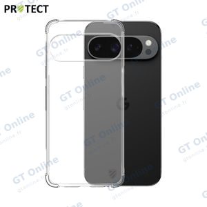 Coque Silicone Renforcée PROTECT pour Google Pixel 9 Pro Transparent