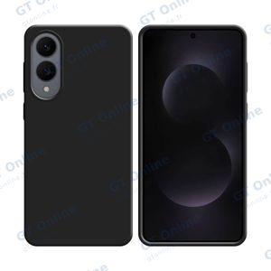 Coque Silicone Compatible pour Samsung Galaxy S25 Edge S937 (#03) Noir