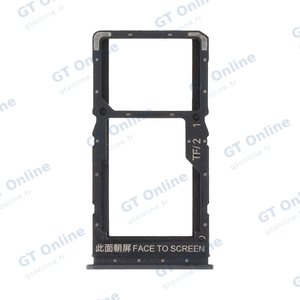 Tiroir Sim Premium Xiaomi POCO X5 5G/Redmi Note 12 5G Noir