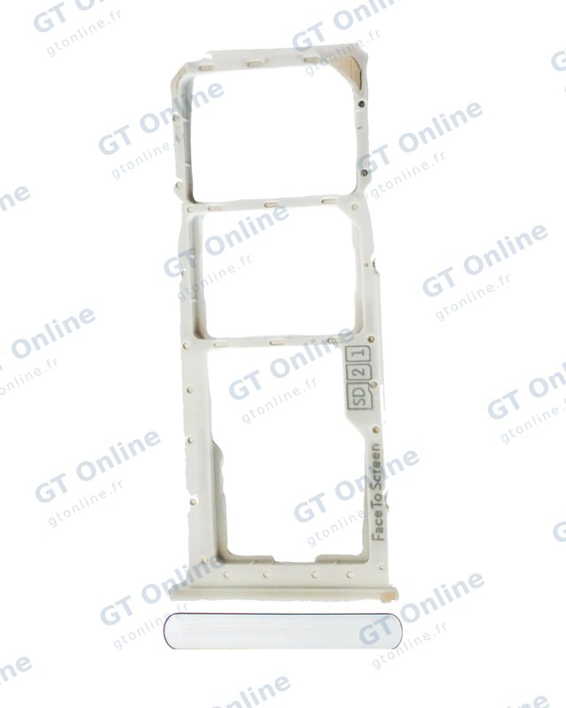 Tiroir SIM pour Motorola Moto One Action (XT2013 / 2019) (origine, blanc)