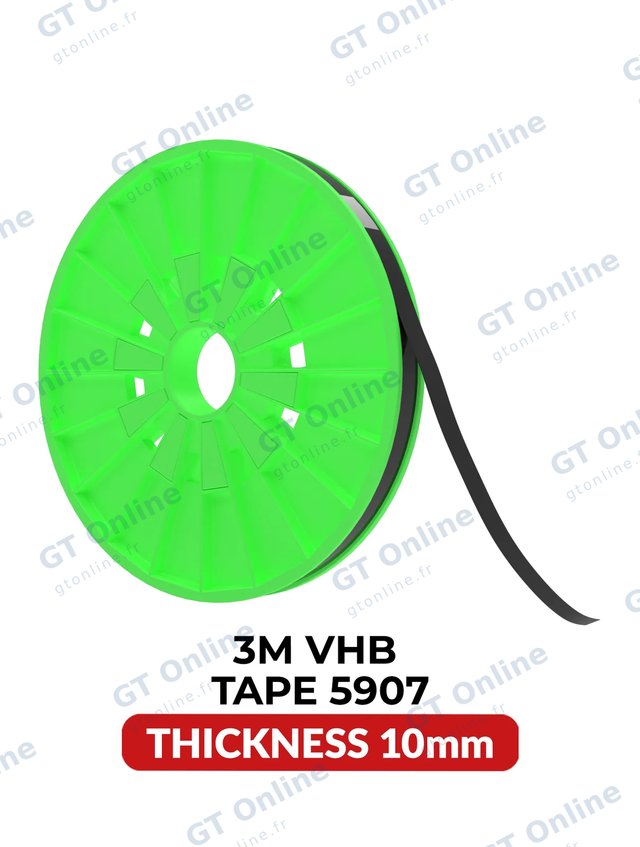 Ruban adhésif double face acrylique 3M VHB 5907 — 10 mm × 25 m