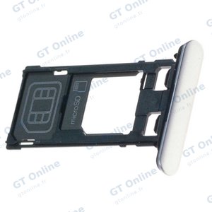 Tiroir Sim Premium Sony Xperia XZ F8332 Argent