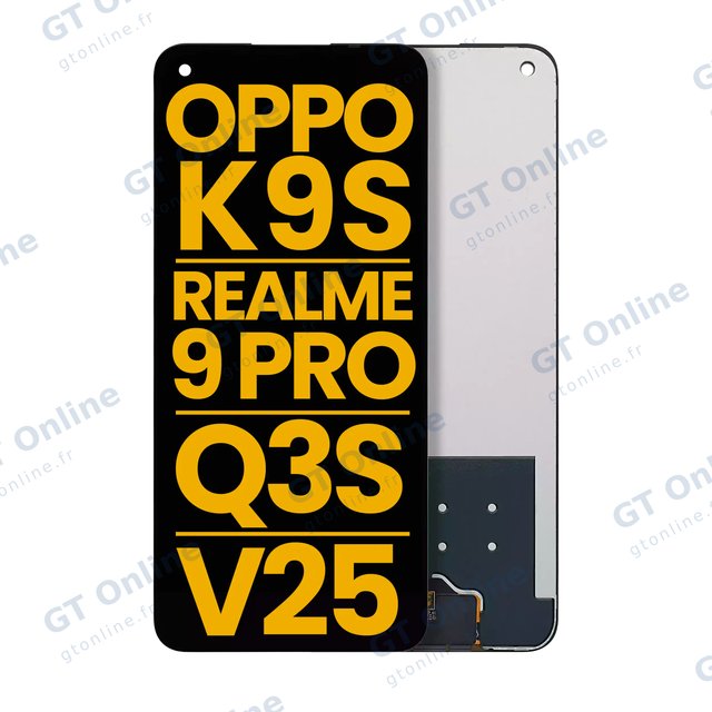 Écran LCD sans châssis pour OPPO K9s / Realme 9 Pro / Q3s / V25 (reconditionné, toutes couleurs)
