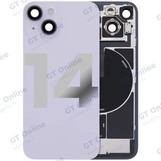 Vitre arrière pour Apple iPhone 14 (origine d'occasion — grade B, violet)