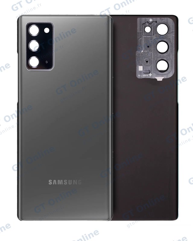 Vitre arrière pour Samsung Galaxy Note 20 5G (pack service origine, Mystic Gray)