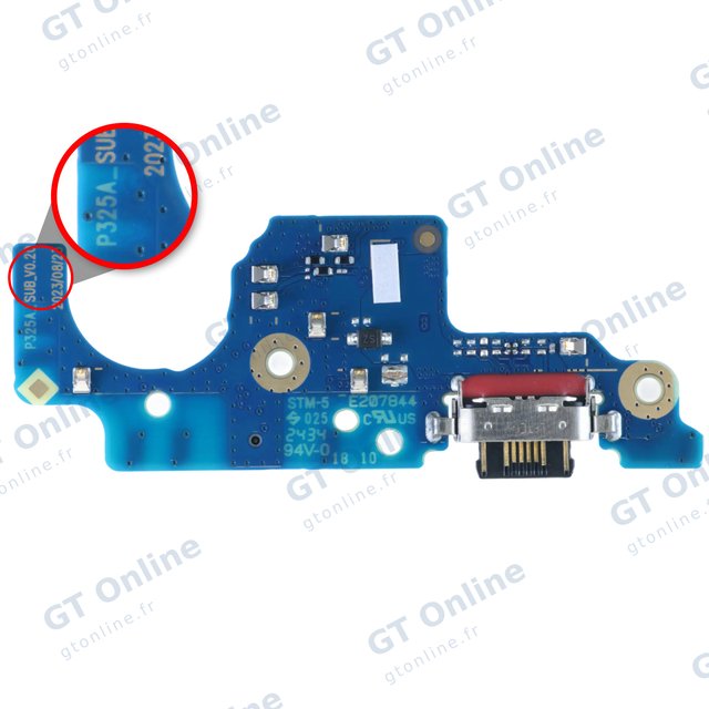 Dock de charge pour Motorola Moto G24 (XT2423 / 2024) (origine)